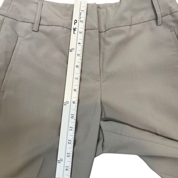 Sandro Sportswear Wide Leg Cropped Tummy Control Beige Pants Trousers Size 8 - Picture 4 of 13